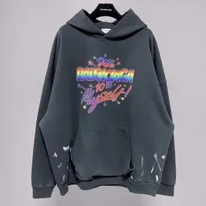 早期完売★BALENCIAGA 90/10 Hoodie Wide Fitミディアムフリース 早期完売☆BALENCIAGA 90/10 Hoodie Wide Fitミディアムフリース